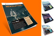 Modern Newsletter, a Magazine Template by IndieStock (Thumbnail 1 of 4)