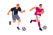 Soccer players play football set, a Sport Illustration by Good Studio (Thumbnail 3 of 5)