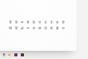 Awwards and Rewards - Stroke Icons, an Outline Icon by Petr Bilek (Thumbnail 2 of 2)