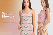 Scandi Retro Flowers patterns, a Pattern Graphic by Designnina Shop (Thumbnail 6 of 10)