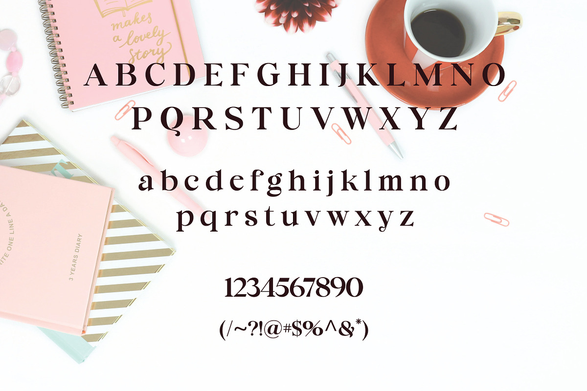 Aurenzo | Classic Serif Typeface, a Serif Font by Artdez (Photo 4 of 4)