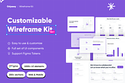 Wireframe Builder Kit, an UI Kit Template by Oussema A (Thumbnail 1 of 7)