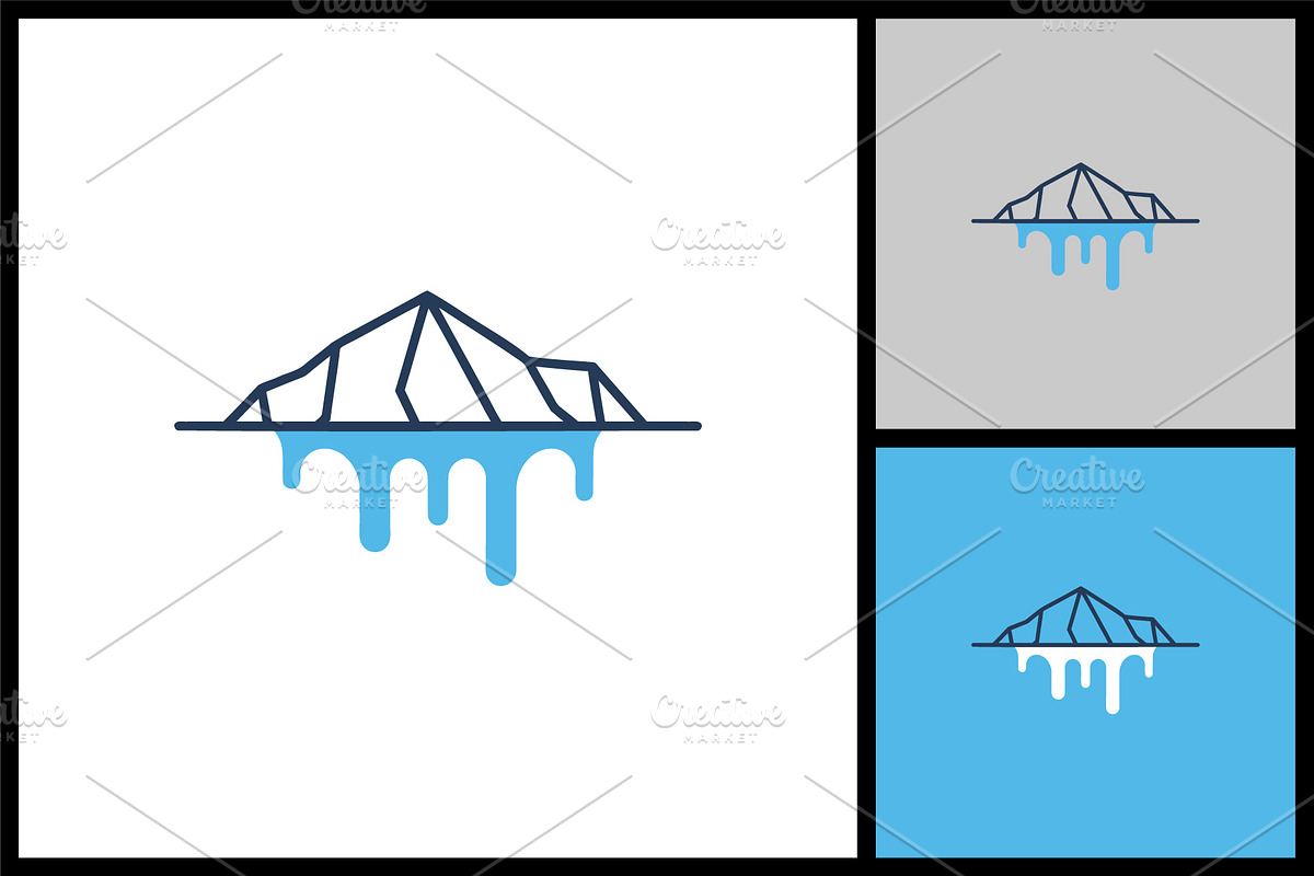 Mountain Range Icon, a Sport Illustration by quadrazo