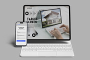 Tablet & Phone Screen Mockup, a Device Mockup by lamorastudio (Thumbnail 3 of 11)