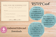 Minimalist Wedding Invitation, an Invitation Template by Talentex Invitations (Thumbnail 4 of 4)