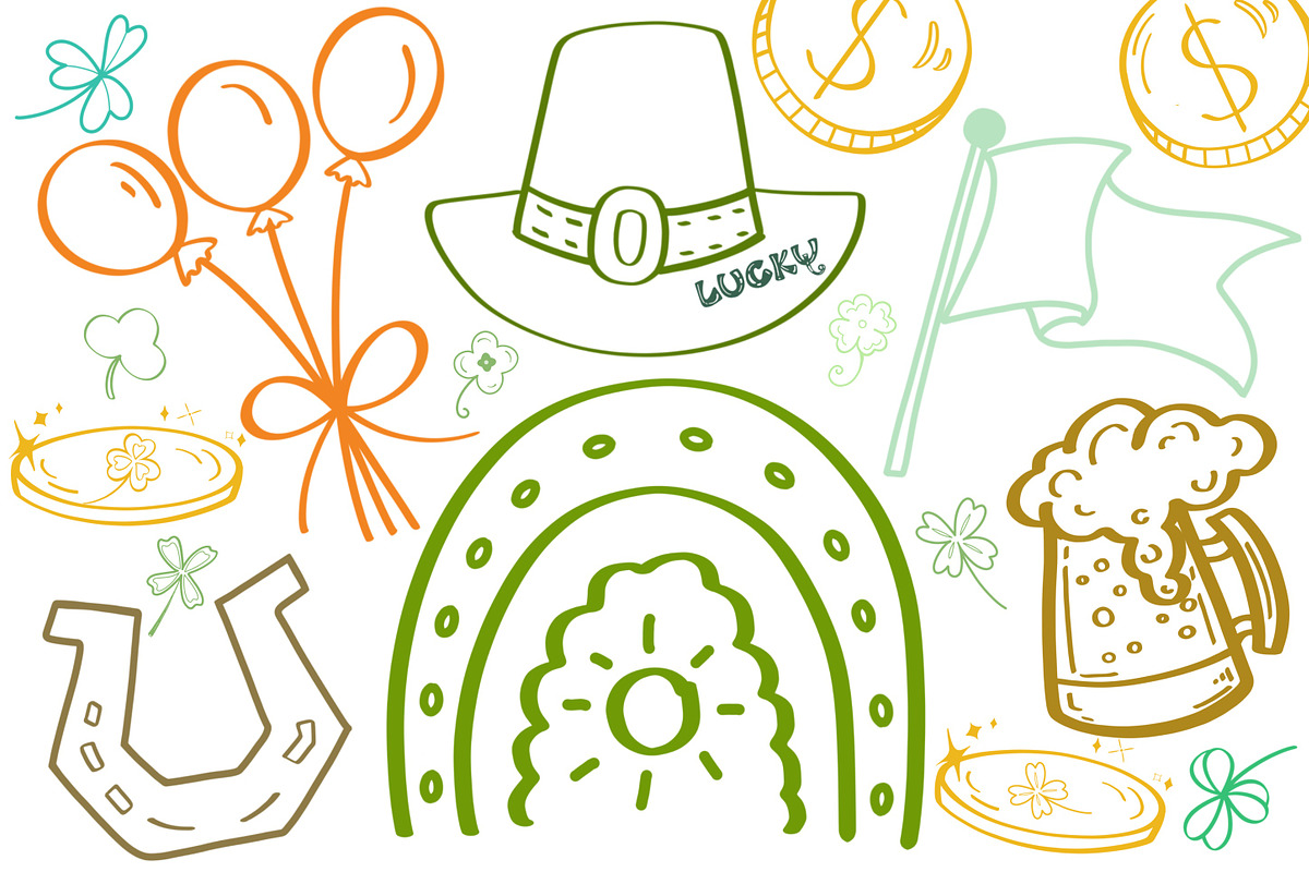 Lucky St Patrick’s Day, procreate, a Brush Add-On by Sense Library (Photo 4 of 8)