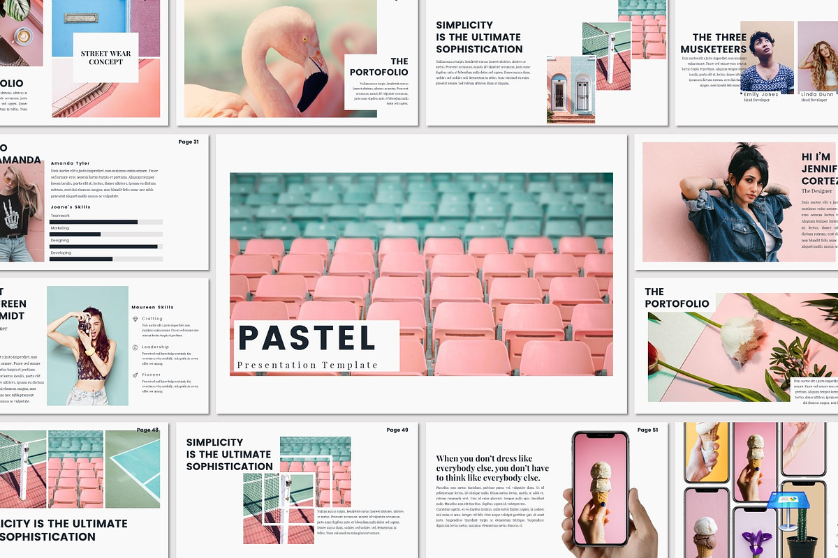 PASTEL - Lookbook Keynote Template, a Presentation Template by deasign (Photo 1 of 10)