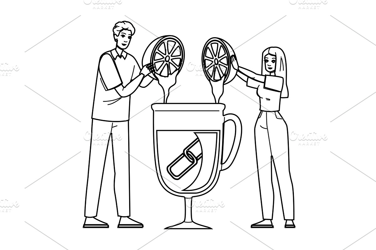 internal link juice vector, a Finance Illustration by pikepicture