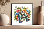 Spring Safari Time Clipart, an Illustration by DreamCafeArt (Thumbnail 5 of 5)