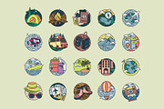 Outdoor Travel Graphic, an Illustration by Skilline Supply Co. (Thumbnail 3 of 10)