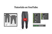 Sweatpants Animated Mockup, a Bottom Mockup by rebrandy (Thumbnail 12 of 14)