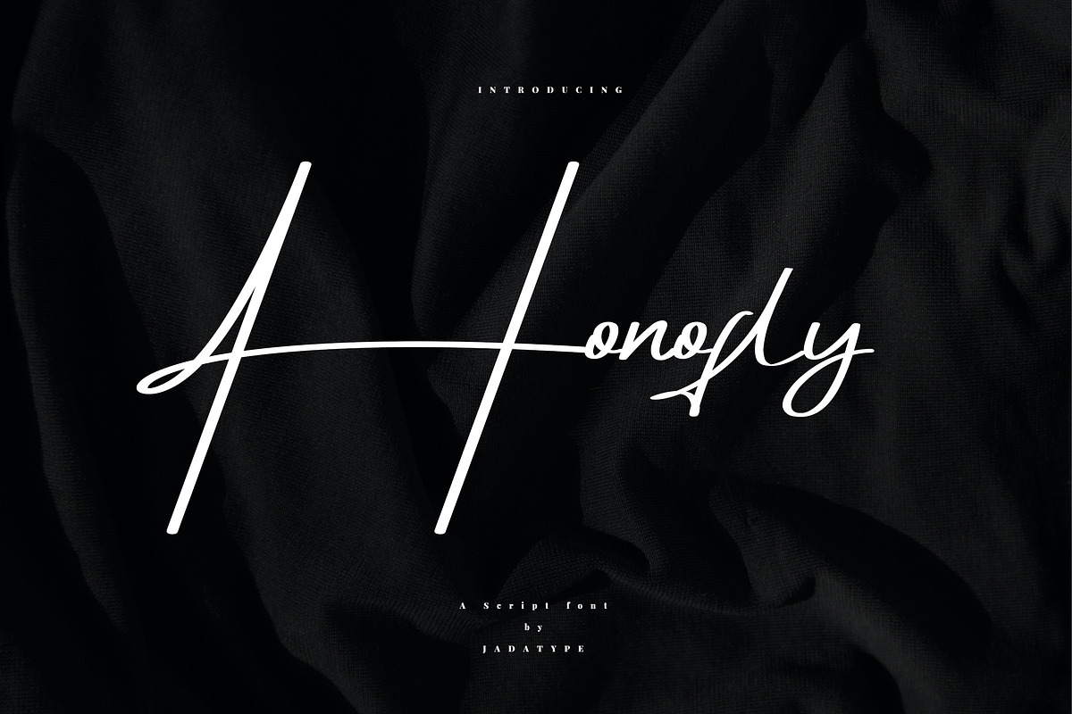 Honofly Font | Modern Script, a Script Font by Jadatype.id (Photo 1 of 8)