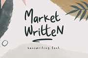 Market Written - Handwriting Font, a Font by Arterfak Project (Thumbnail 1 of 10)