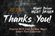 Night Driver, a Serif Font by Wow Magic (Thumbnail 3 of 3)