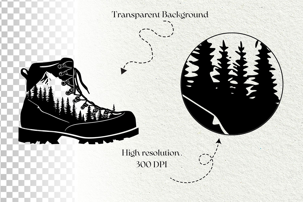 Hiking Svg Bundle, a Person Illustration by DENIDigitalArtSudio (Photo 9 of 9)