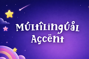 Violet Star - Playful Font, a Handwritten Font by Attype (Thumbnail 7 of 7)