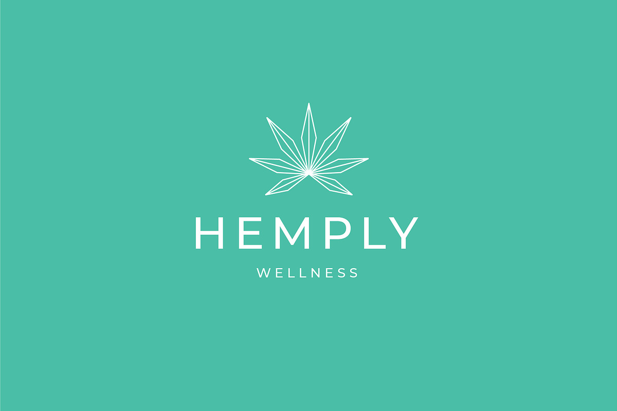 Hemp/CBD Logo Template, a Branding & Logo Template by GudBrand Studio (Photo 1 of 8)