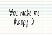 Scribble handwritten font, a Handwritten Font by MixedArt (Thumbnail 5 of 5)
