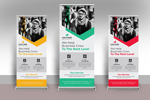 Business Rollup Banner 3 Colour