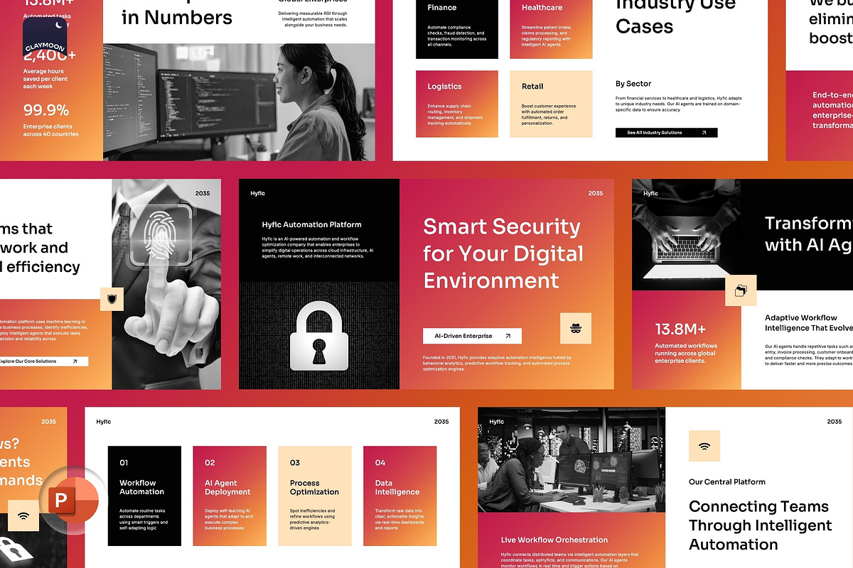 Data Privacy Solutions Pitch Deck, a Presentation Template by Claymoon Lab (Photo 2 of 7)