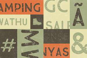 Hiker Premium Font Family