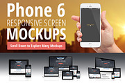 iPhone 6 and Screen Mockups, an iPhone Mockup by Seyyahil (Thumbnail 1 of 4)