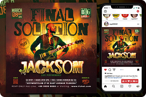 Music Concert Flyer, a Flyer Template by regalDRAW
