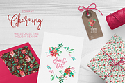 Hand Painted Gouache Holiday Floral, a Seasonal Illustration by By Kerri Ann (Thumbnail 8 of 8)