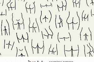 Butts Seamless Pattern