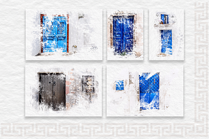 Graphic Bundle: Sunny Greek Facades