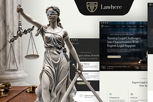 Lawhere - Attorney WordPress Theme, a WordPress Template by ThemesRain