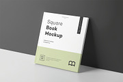 Square Book Mock up, a Books & Magazine Mockup by zippypixelstudio (Thumbnail 11 of 16)