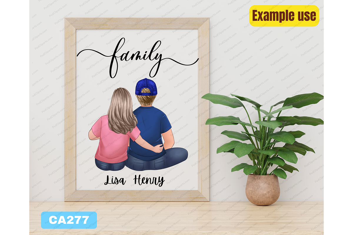 Couple sitting clipart PNG, a Person Illustration by Podcliparts (Photo 9 of 9)