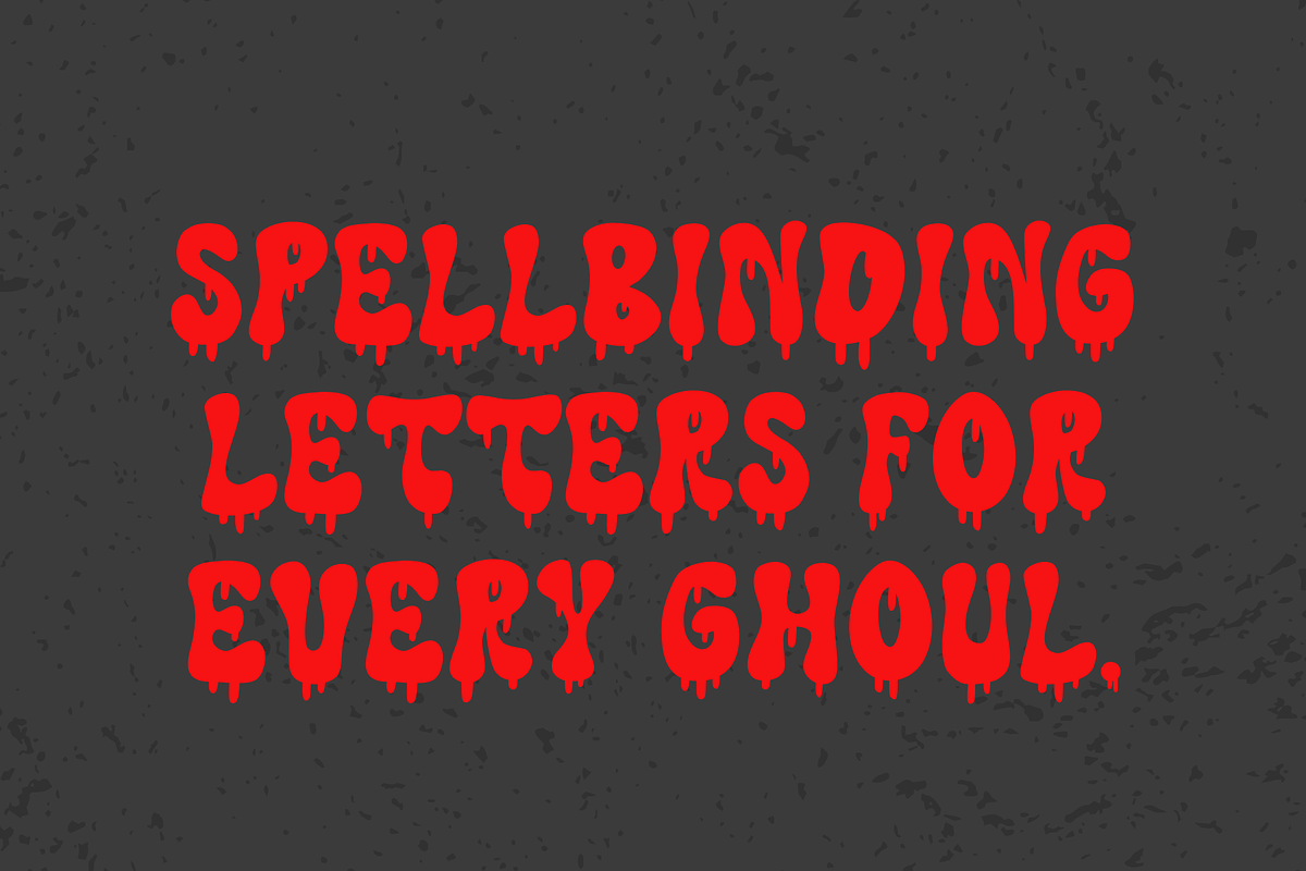 Spooky Humerus is a Halloween font, a Handwritten Font by Brown Cupple (Photo 4 of 13)