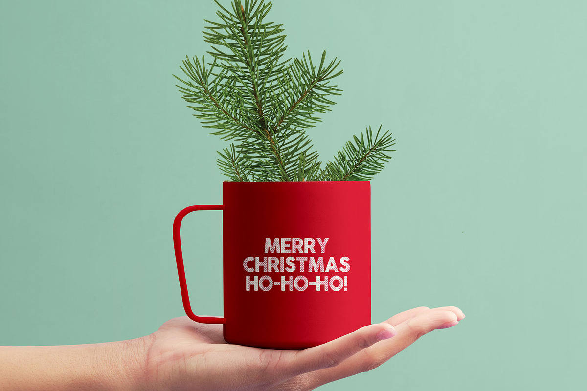 Christmas Knitted Font, a Symbol Font by Artolus (Photo 5 of 6)