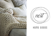 Simple Nest / Home Goods Logo, an Object Graphic by Onyx Templates (Thumbnail 1 of 4)
