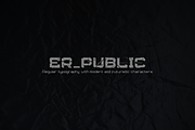 er_public font, a Sans Serif Font by gREyPUBLIC (Thumbnail 1 of 3)