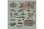 Antique Maps Vector Bundle, an Illustration by Vector Clash (Thumbnail 6 of 9)