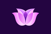 Lotus Lily Tulip Flower Logo, a Branding & Logo Template by Buqancreative (Thumbnail 2 of 2)