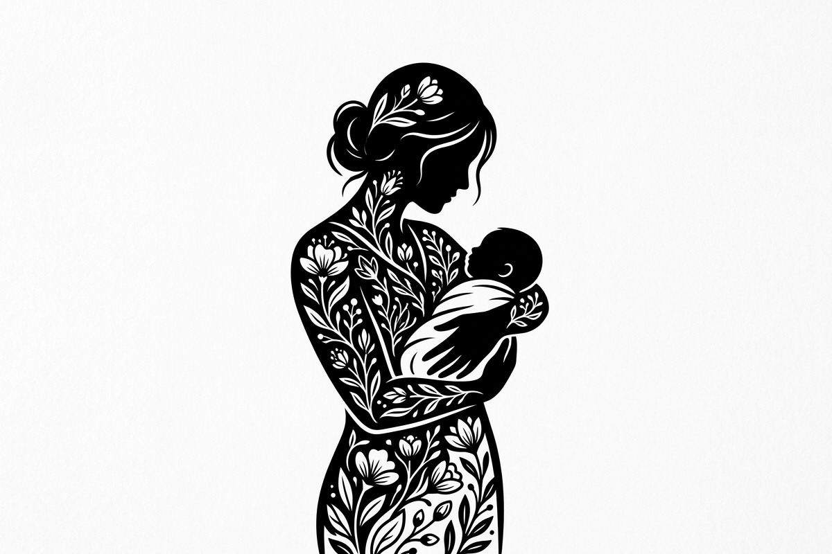 loving mother and children, a Person Illustration by Amazin_art (Photo 30 of 46)
