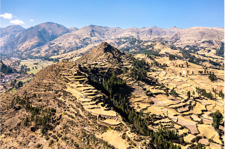 Machu Pitumarca ancient Inca town in, an Architecture Photo by Leonid Andronov
