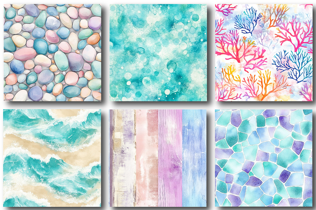 Beach Textures Collection, a Pattern Graphic by designcity5 (Photo 3 of 5)