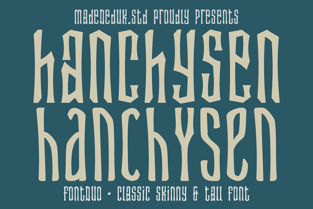 Hanchysen Font Duo, a Blackletter Font by madeDeduk (Photo 1 of 8)