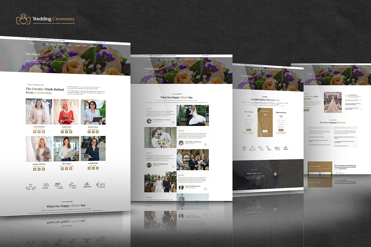 Wedding Ceremony - Elementor Pro Kit, a Websites & App Template by Select Agency Designs (Photo 6 of 7)