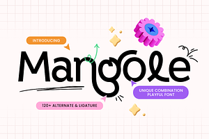 Mangole - Decorative Playful Font