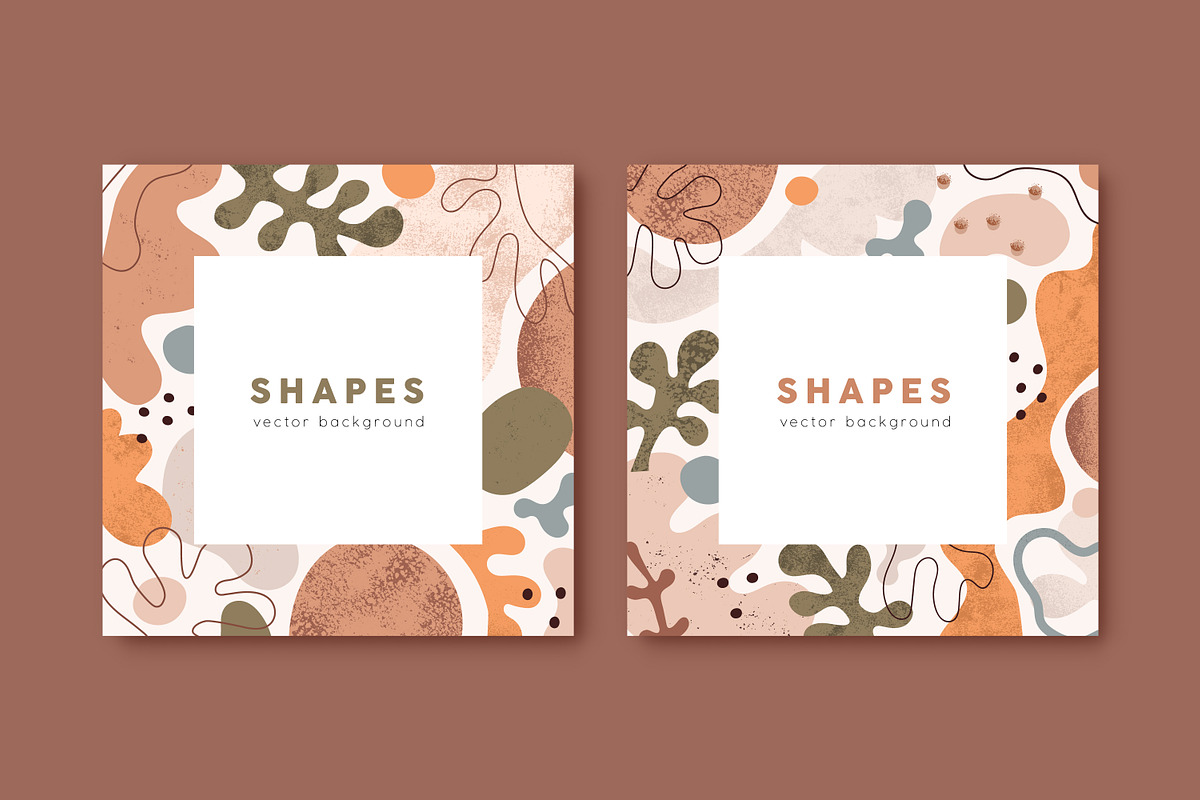 Abstract shapes cards, backgrounds, a Decorative Illustration by Good Studio (Photo 2 of 13)