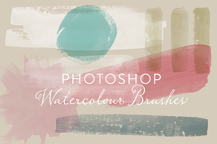 Watercolor Photoshop Brushes