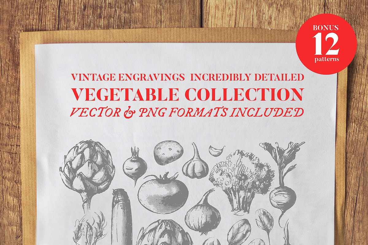 Vegetable collection, an Object Graphic by Siosay (Photo 1 of 13)