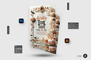 Halloween Trick or Treat  Bundle, a Flyer Template by Aam360 (Thumbnail 2 of 9)