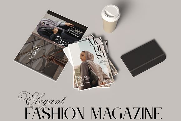 Fashion Magazine Layout Template preview 5
